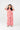 Girls Red Printed Cotton Co-ord Set